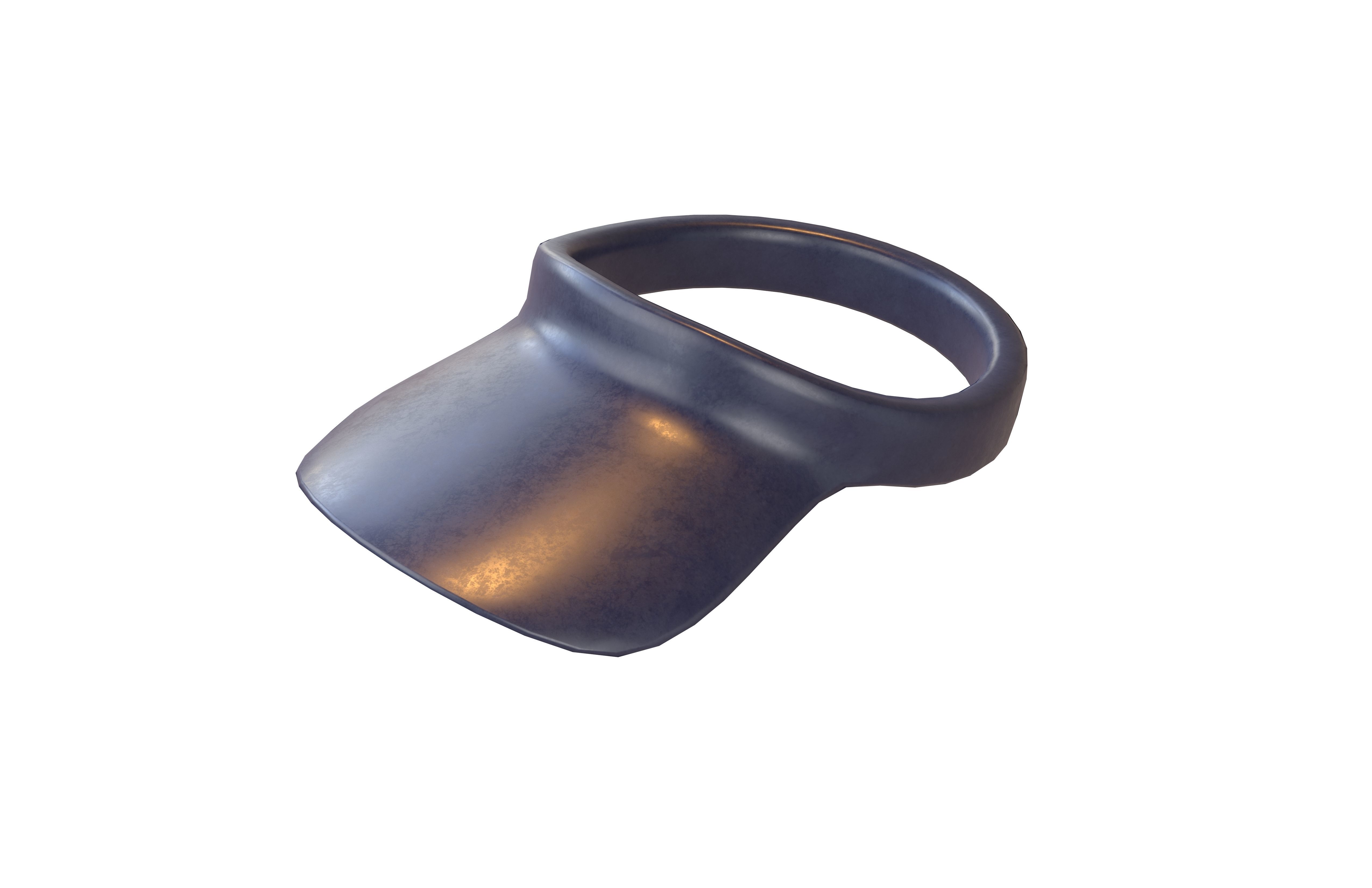 Visor Cap v1 004 Low-poly 3D model_3