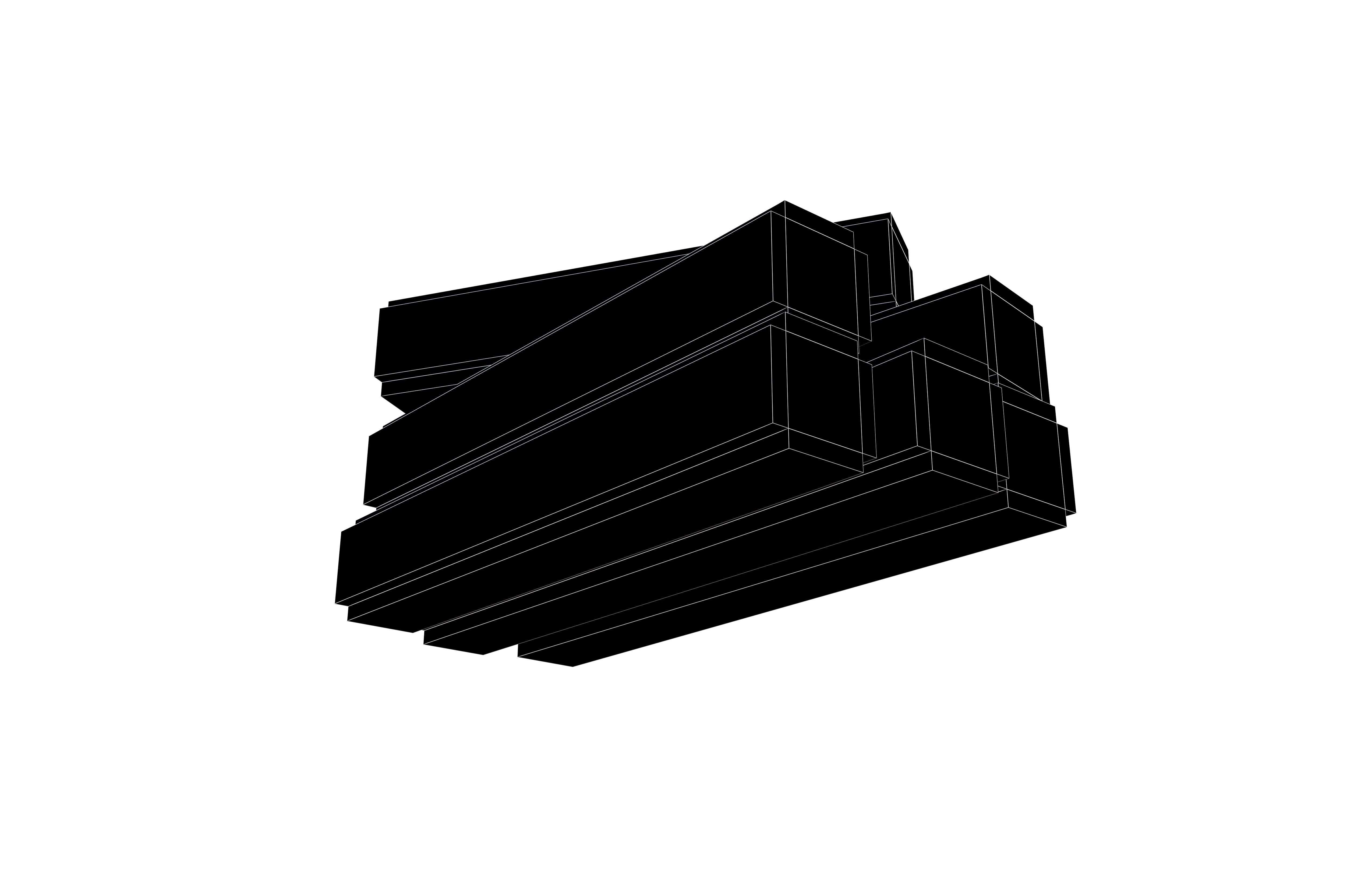 Voxel Wood Log v2 004 Low-poly 3D model_7