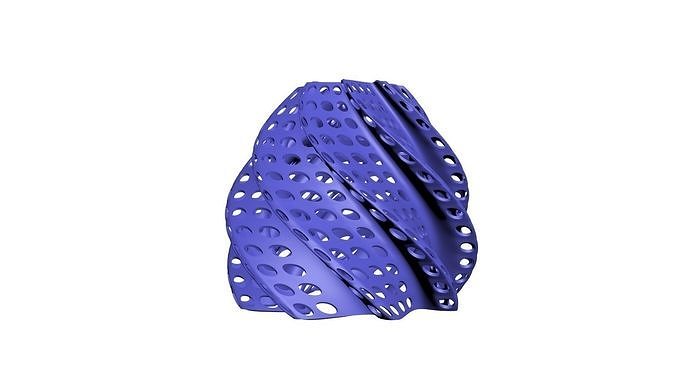 Parametric Design hanging lamp 3D print model