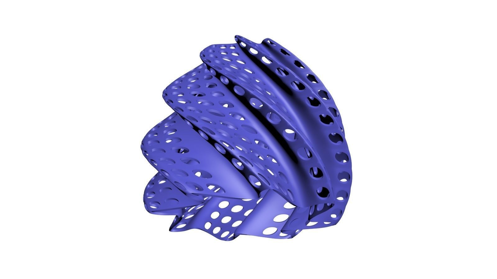 Parametric Design hanging lamp 3D print model_1