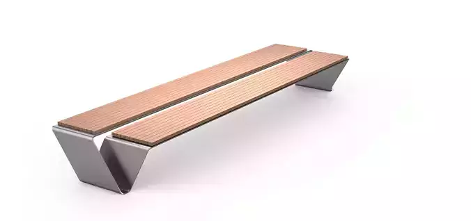 Outdoor Furniture bench 3D print model