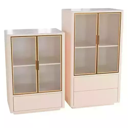 Homary-Italian Light Luxury Display Cabinet