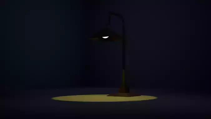 Low poly Table Lamp