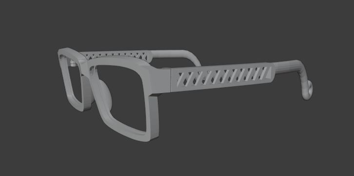 Eye glass for 3d print 3D print model_1