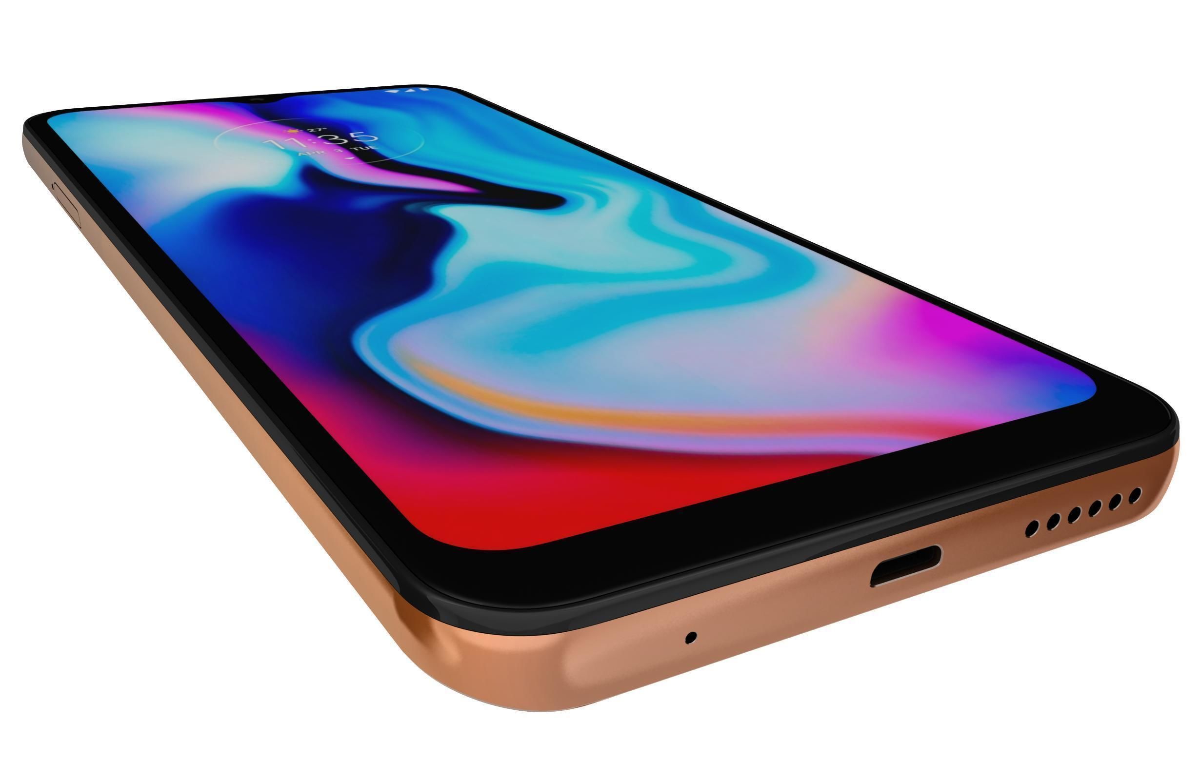 Motorola Moto E7 Plus Amber Bronze 3D model_12