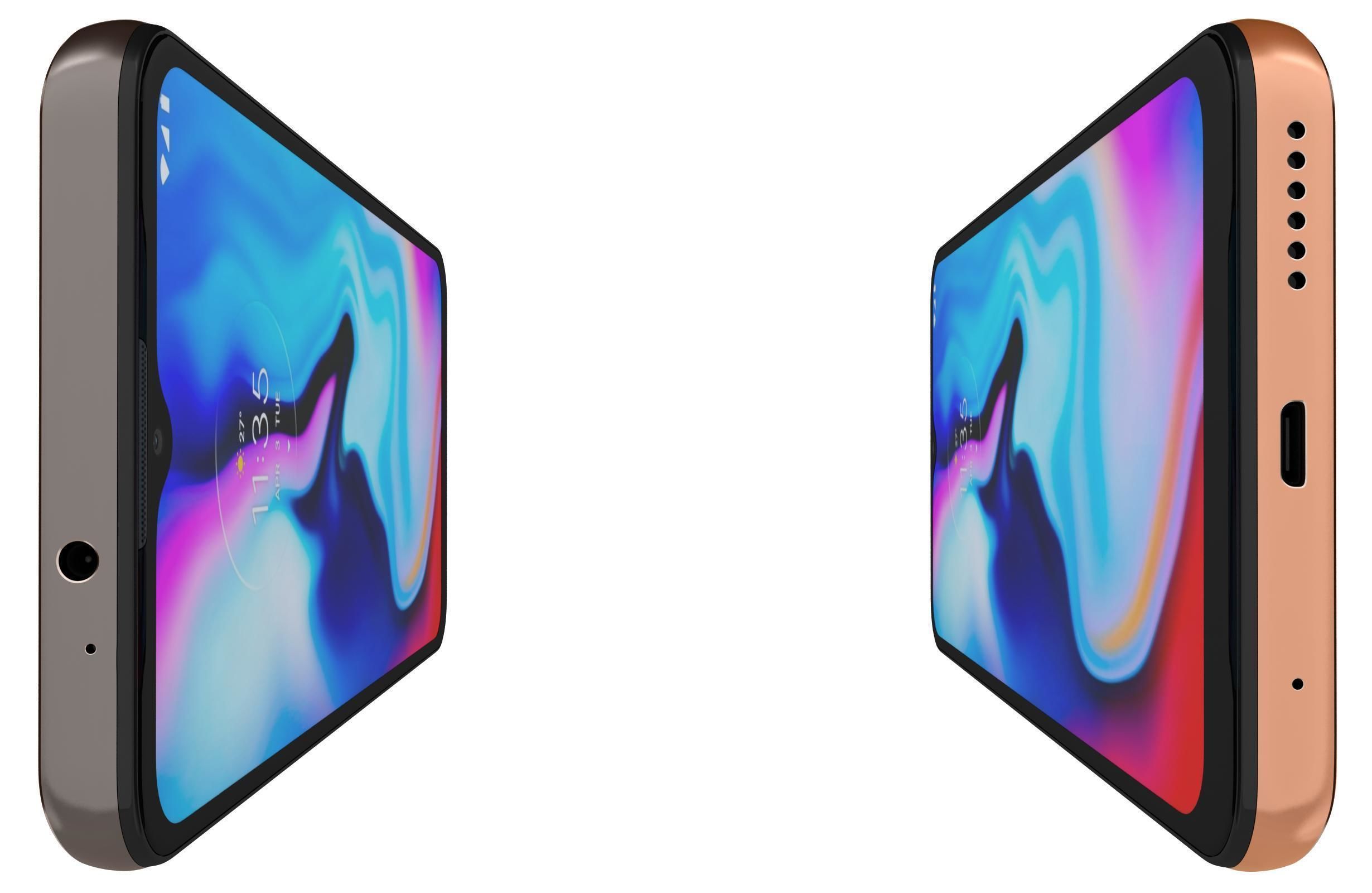 Motorola Moto E7 Plus Amber Bronze 3D model_9