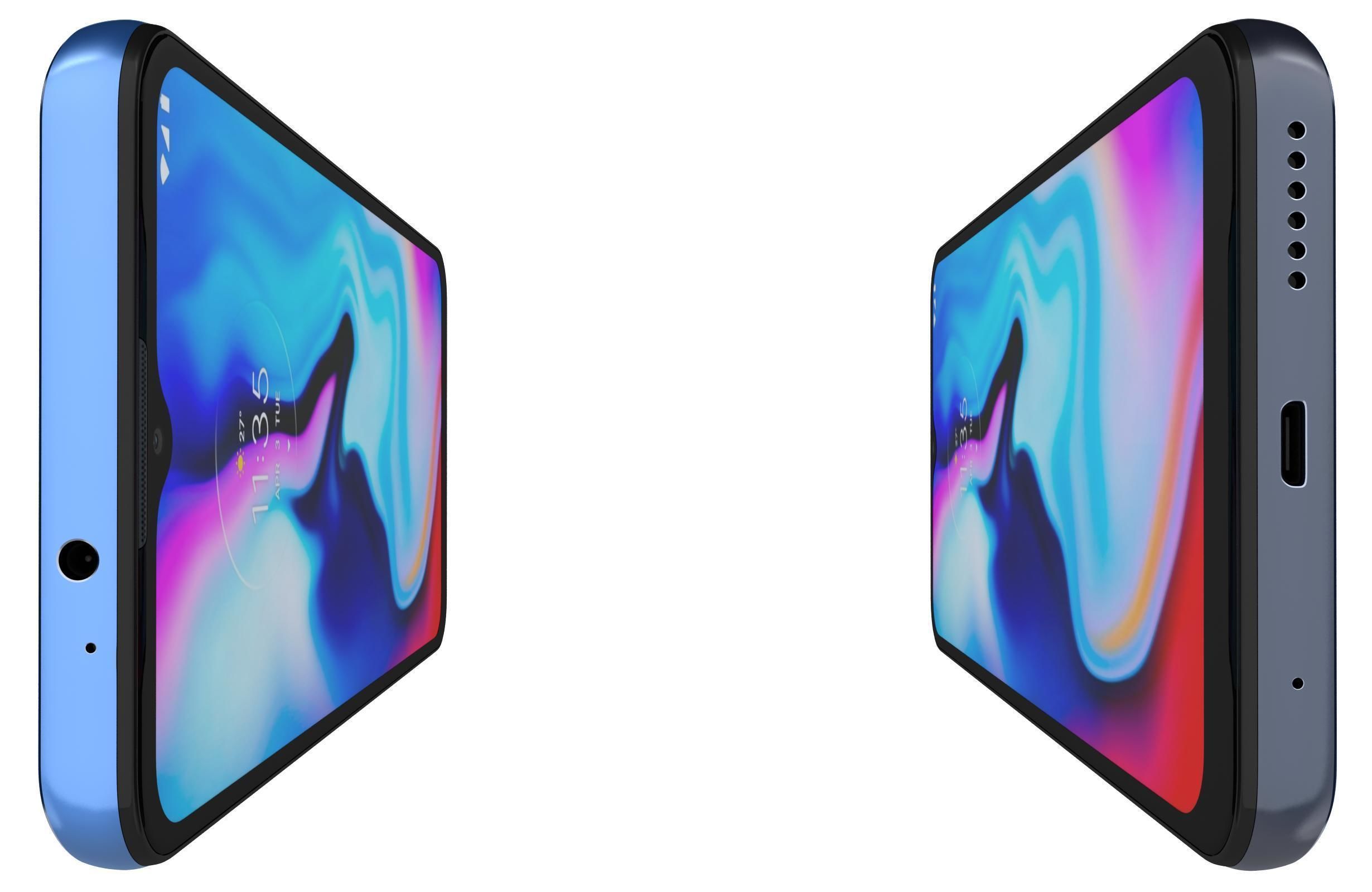 Motorola Moto E7 Plus Navy Blue 3D model_9