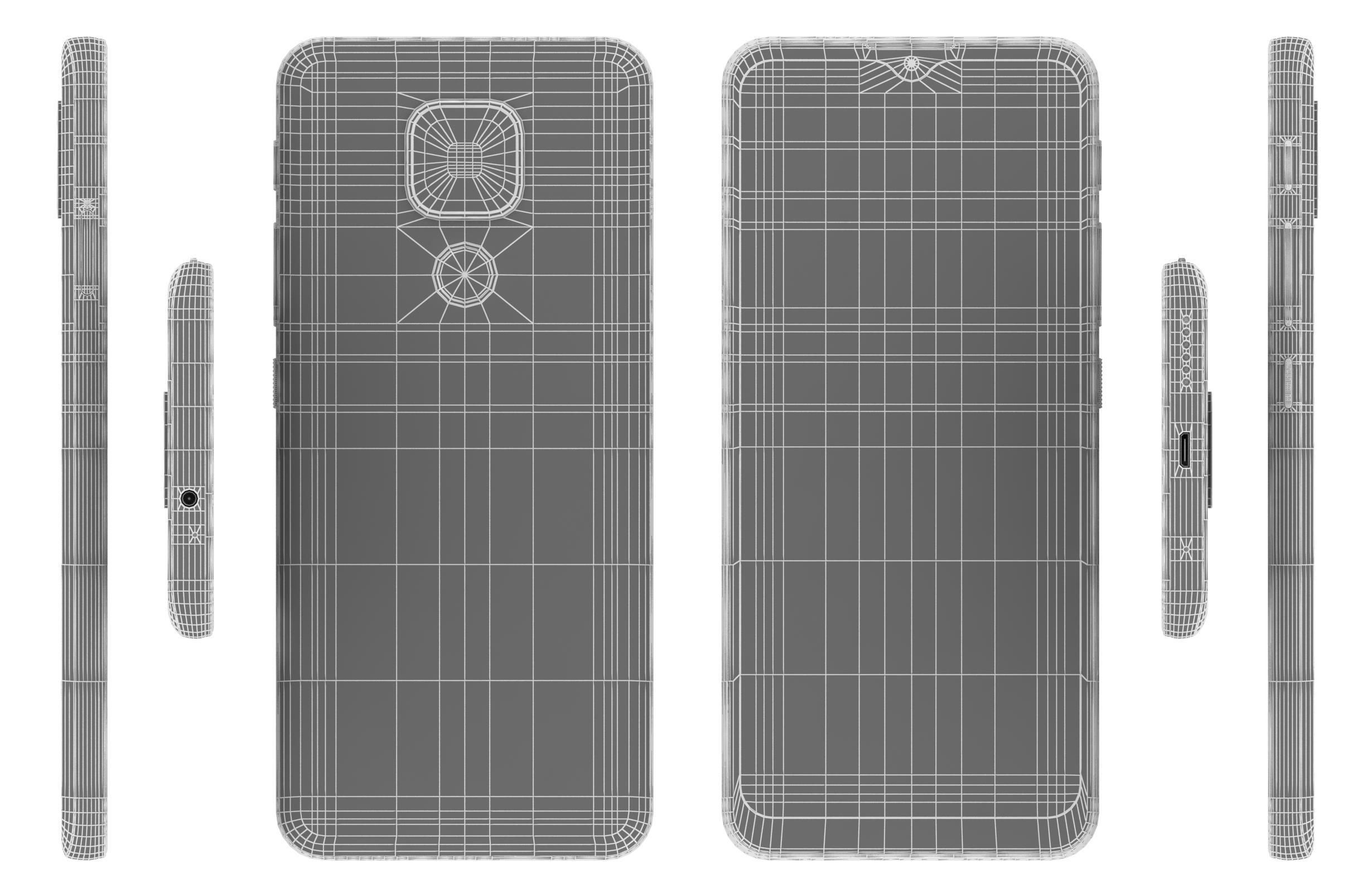 Motorola Moto E7 Plus Navy Blue 3D model_16