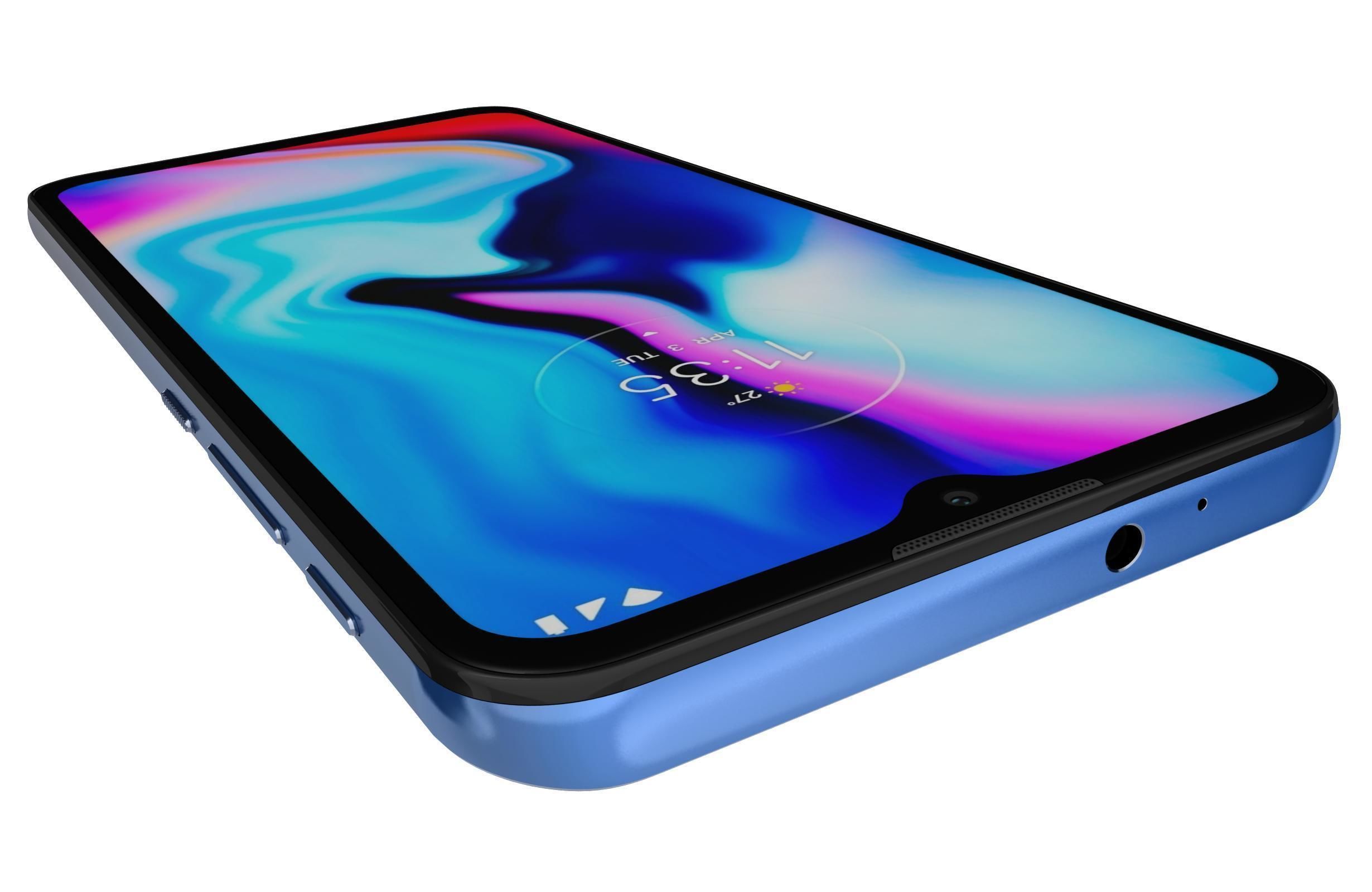 Motorola Moto E7 Plus Navy Blue 3D model_13