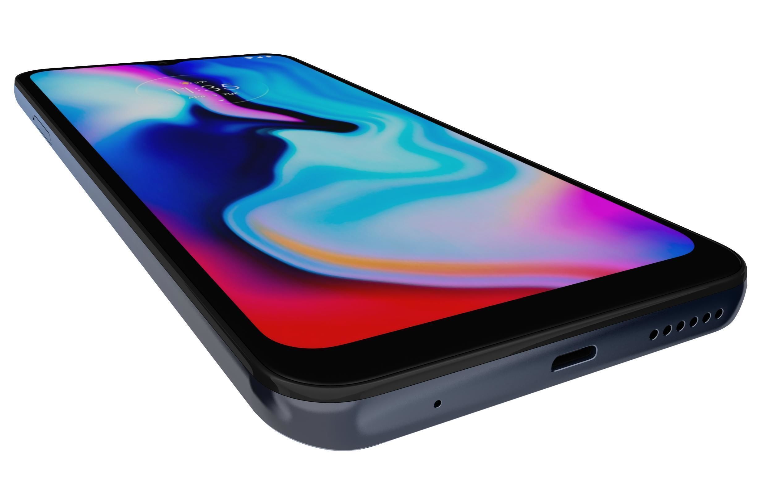 Motorola Moto E7 Plus Navy Blue 3D model_12