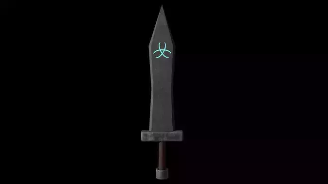 Sword Game Ready  - PBR 3D Model Low-poly 3D model