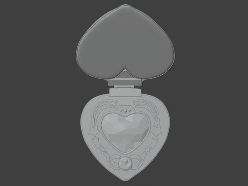 Animated High Poly Cosmic Heart Compact 3D model_6