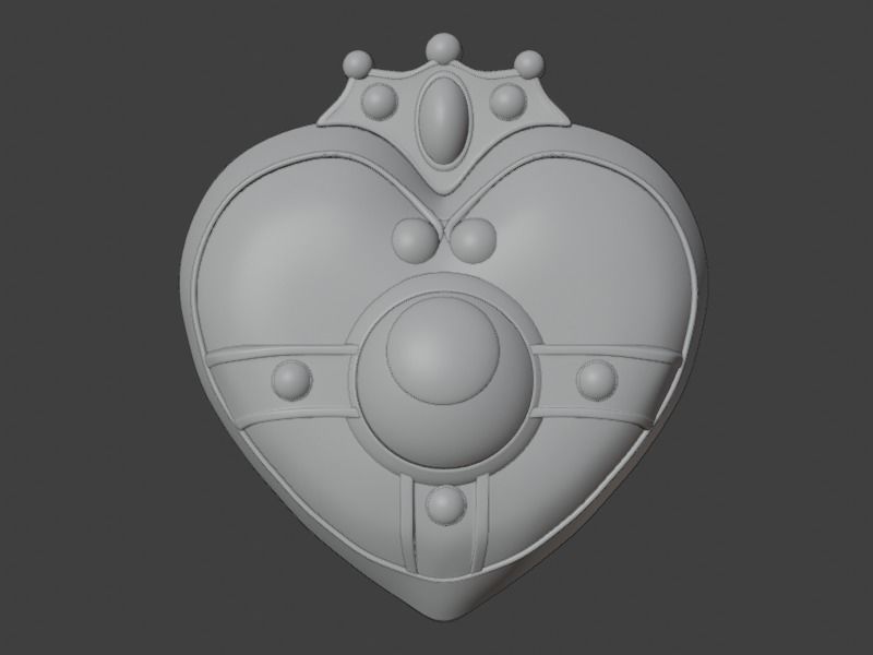 Animated High Poly Cosmic Heart Compact 3D model_3
