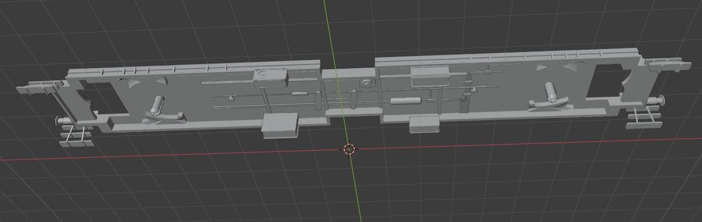 H0 1-87 scale Umbauwagen B4yg 2nd class 3D print model_16