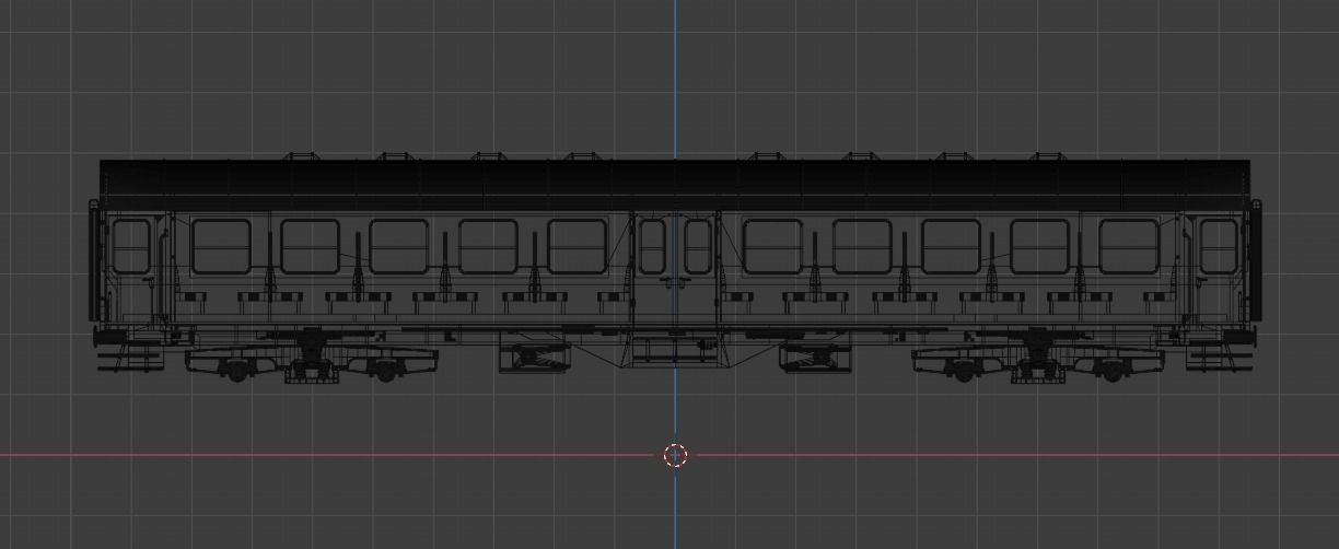 H0 1-87 scale Umbauwagen B4yg 2nd class 3D print model_2