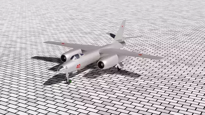 Ilyushin IL-28 Beagle 3D model