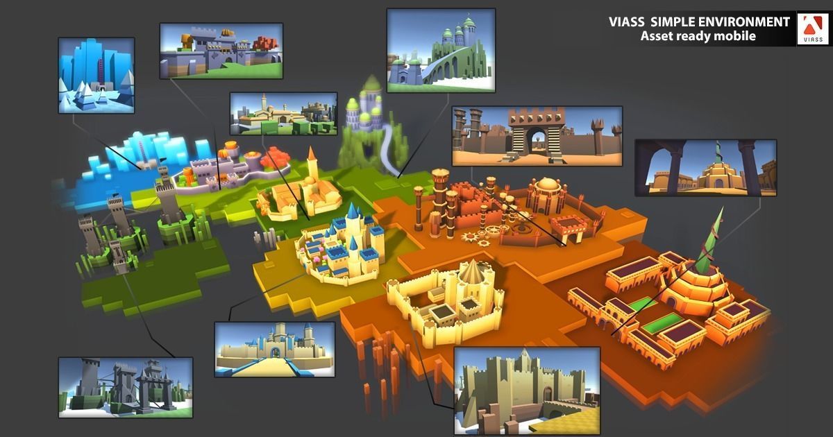 VIASS SIMPLE ADVENTURE PACK Low-poly 3D model_2