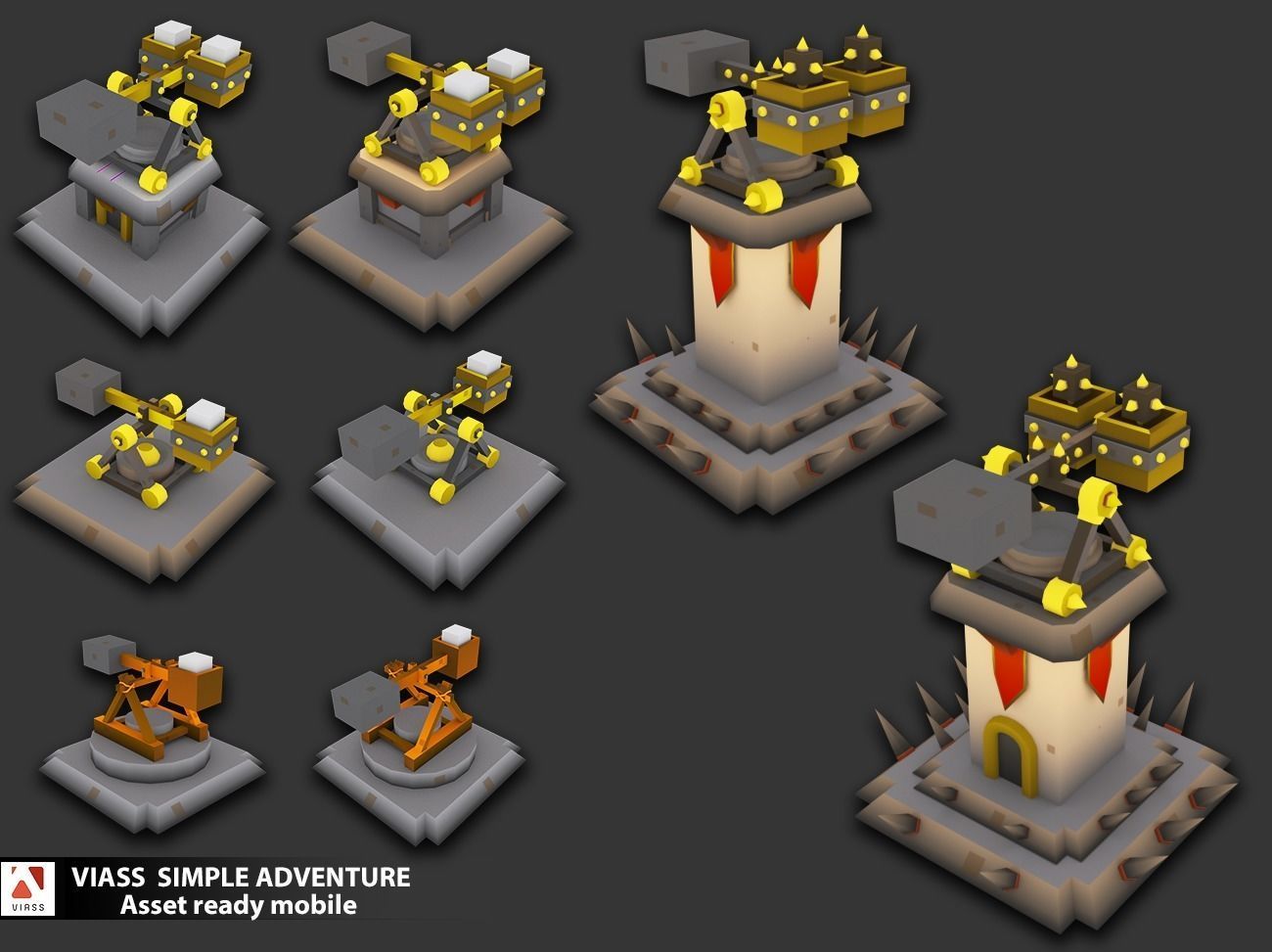 VIASS SIMPLE ADVENTURE PACK Low-poly 3D model_12