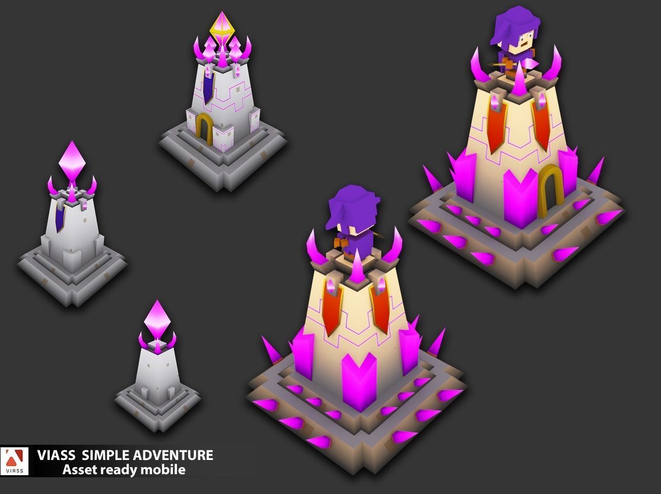 VIASS SIMPLE ADVENTURE PACK Low-poly 3D model_13