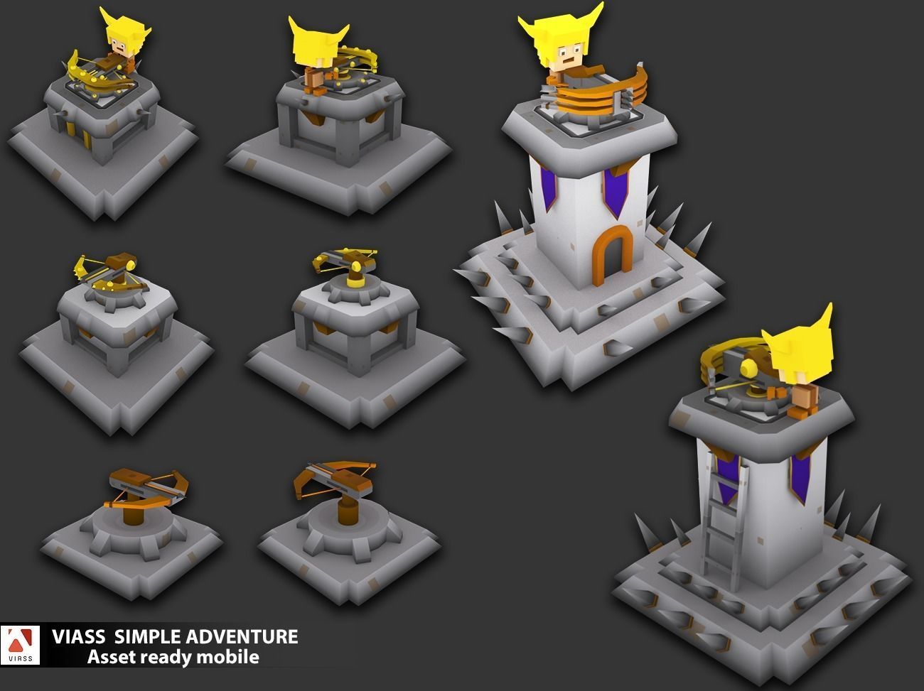 VIASS SIMPLE ADVENTURE PACK Low-poly 3D model_11