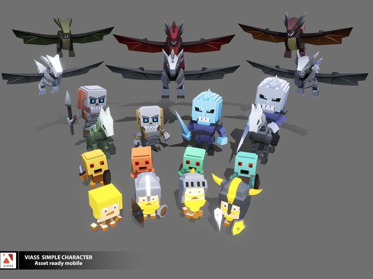 VIASS SIMPLE ADVENTURE PACK Low-poly 3D model_5