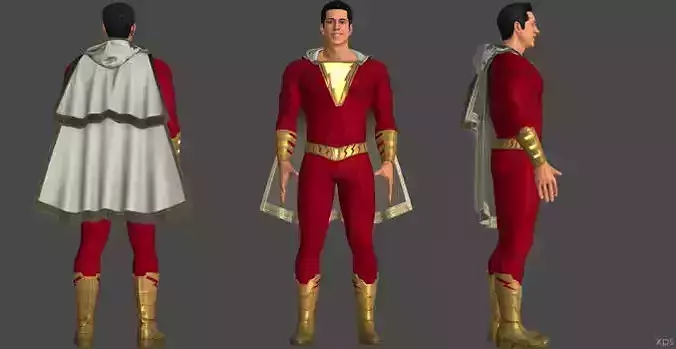 Shazam 3d model