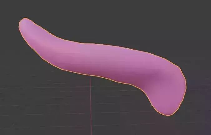 Human tongue with shapekeys