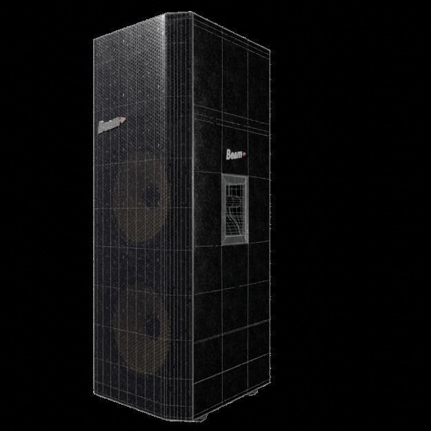 Vintage hi-fi Domestic-Professional Loudspeaker Beam P-2100 3D model_6