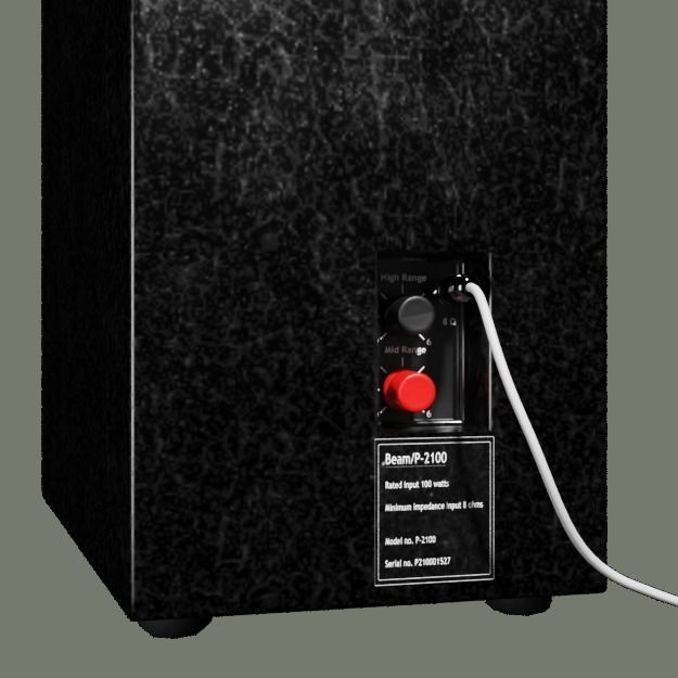 Vintage hi-fi Domestic-Professional Loudspeaker Beam P-2100 3D model_2