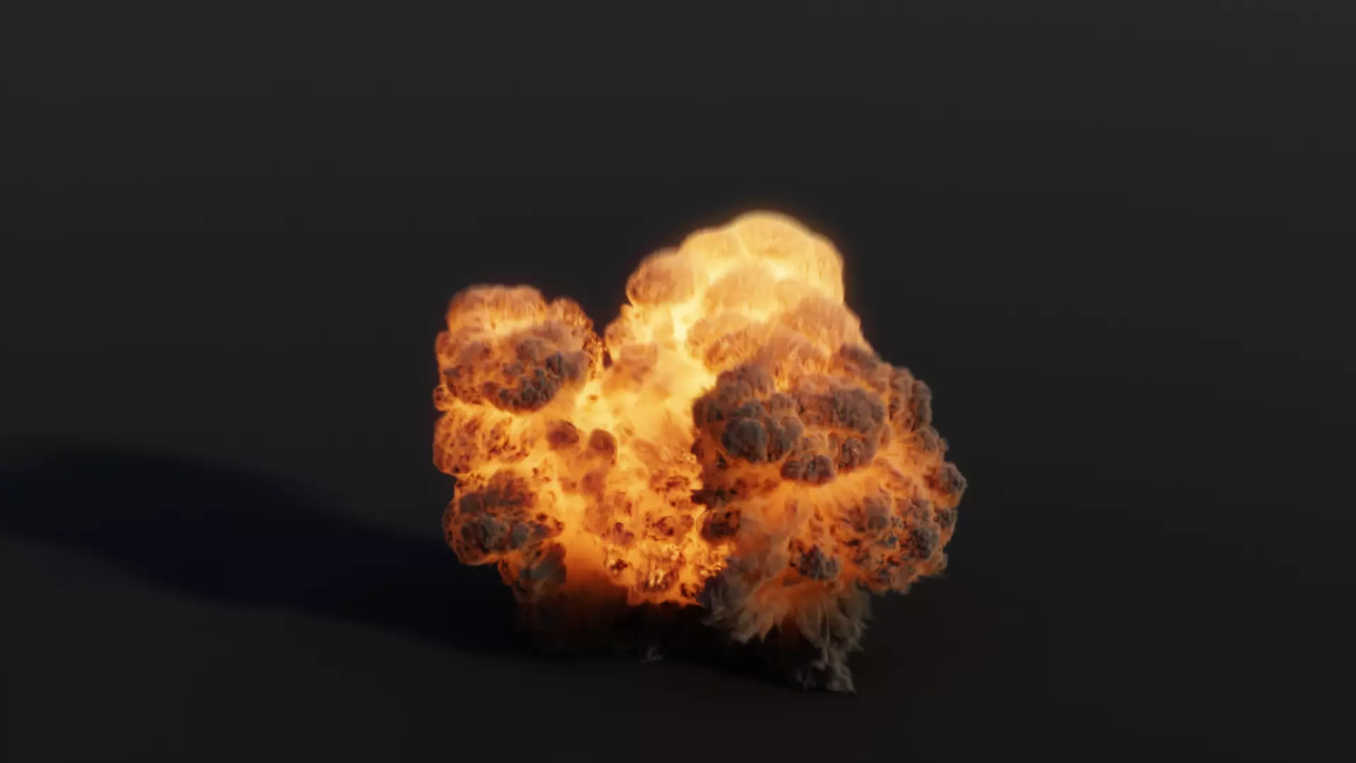 Explosion - animated 3D model animated | CGTrader