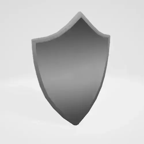 Low poly sheild shield