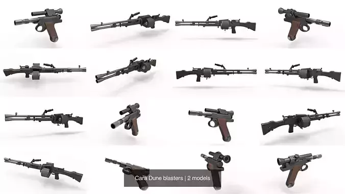 Cara Dune blasters