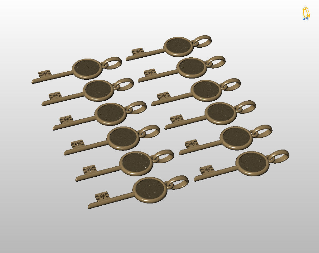 Collection of Zodiac sign pendants 3D print model_18