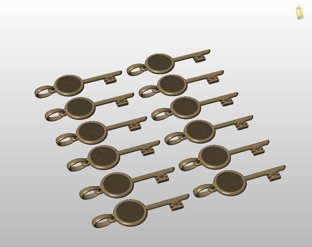 Collection of Zodiac sign pendants 3D print model_12