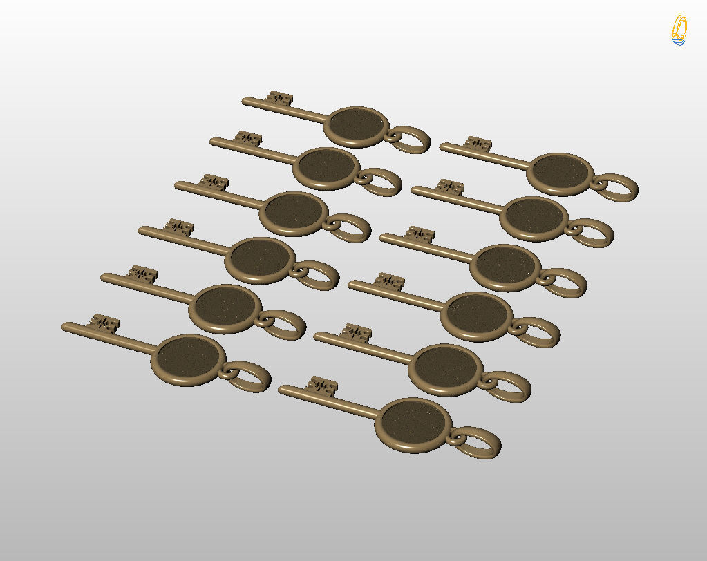 Collection of Zodiac sign pendants 3D print model_17