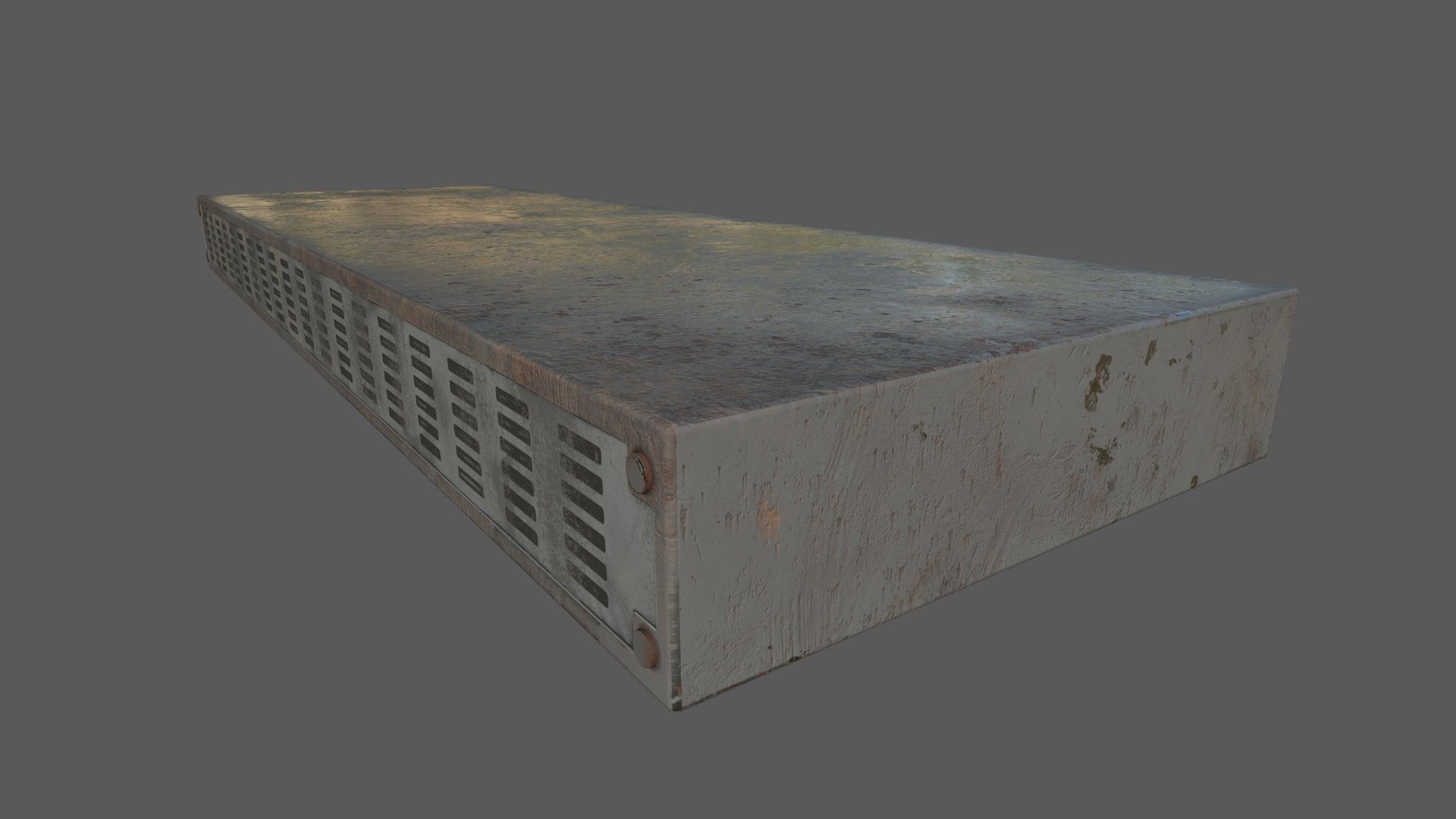 Server Rack - Low-poly Cooling Plug - Vent Console Low-poly 3D model_7