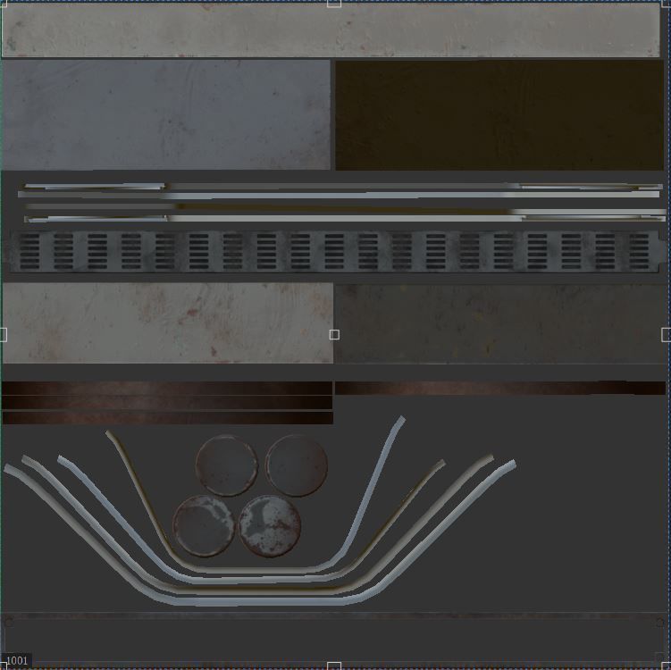 Server Rack - Low-poly Cooling Plug - Vent Console Low-poly 3D model_13