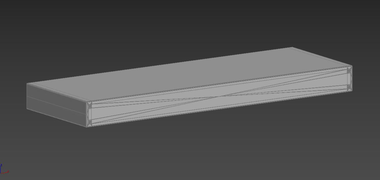 Server Rack - Low-poly Cooling Plug - Vent Console Low-poly 3D model_11