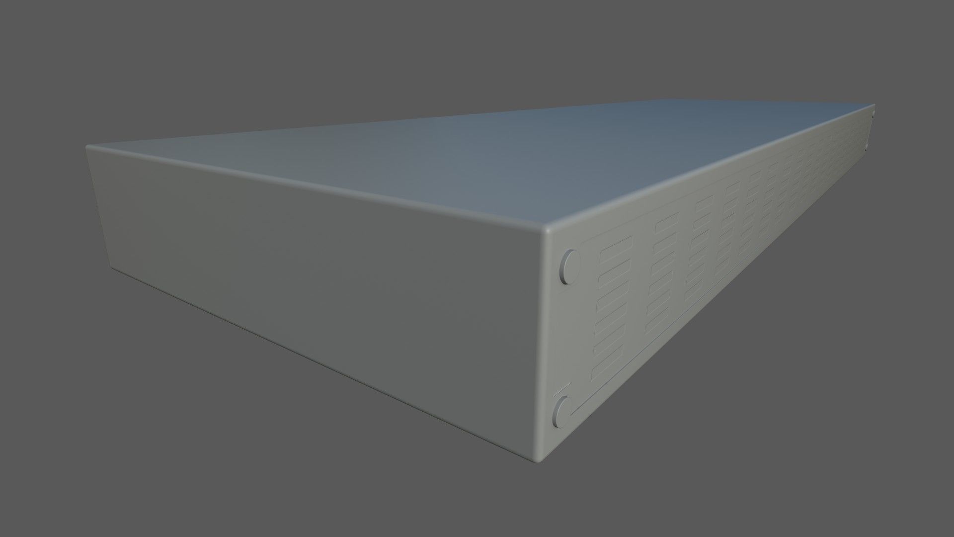 Server Rack - Low-poly Cooling Plug - Vent Console Low-poly 3D model_10