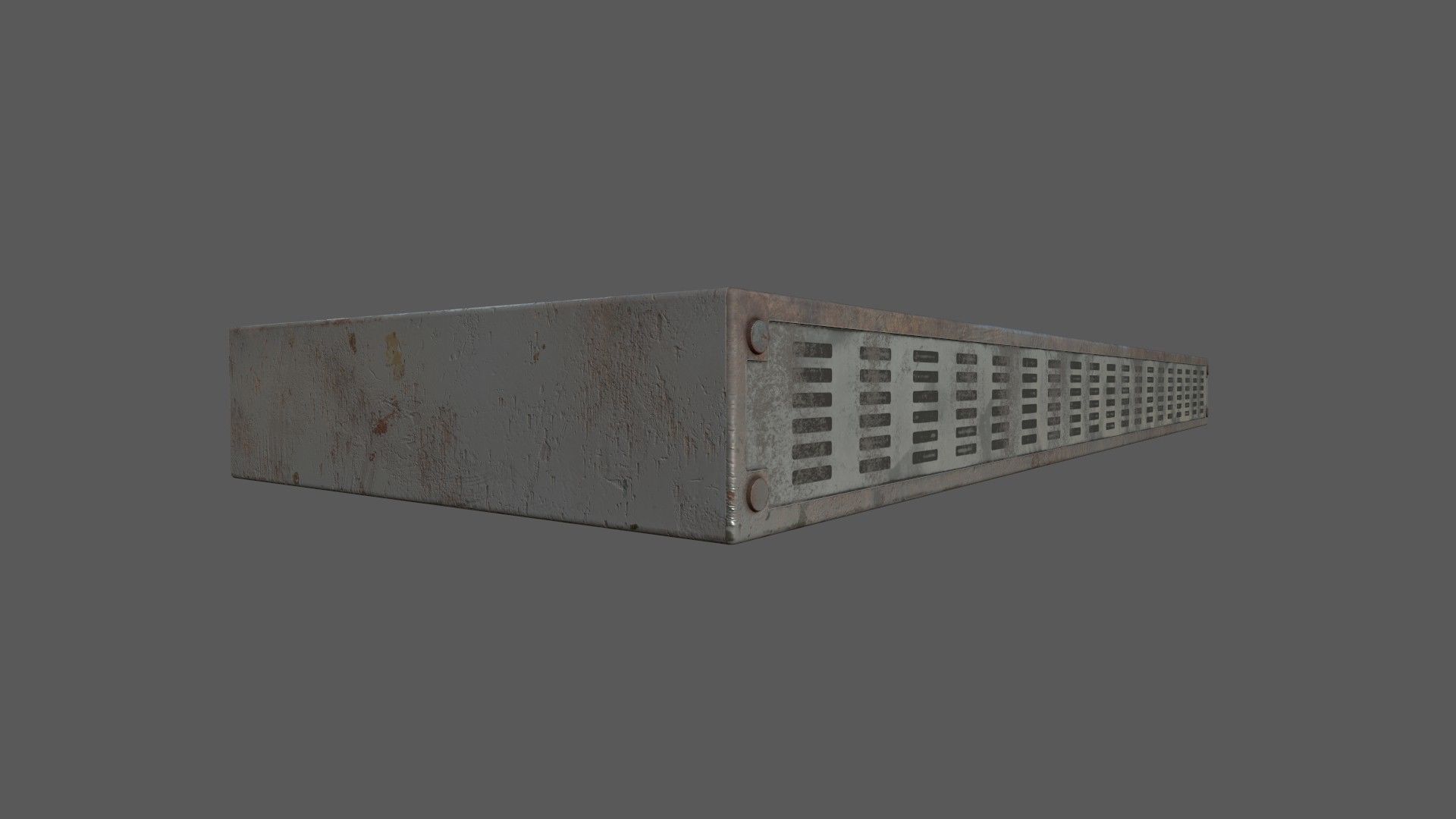 Server Rack - Low-poly Cooling Plug - Vent Console Low-poly 3D model_4