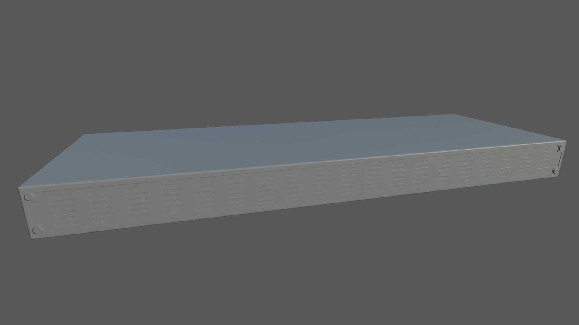 Server Rack - Low-poly Cooling Plug - Vent Console Low-poly 3D model_8