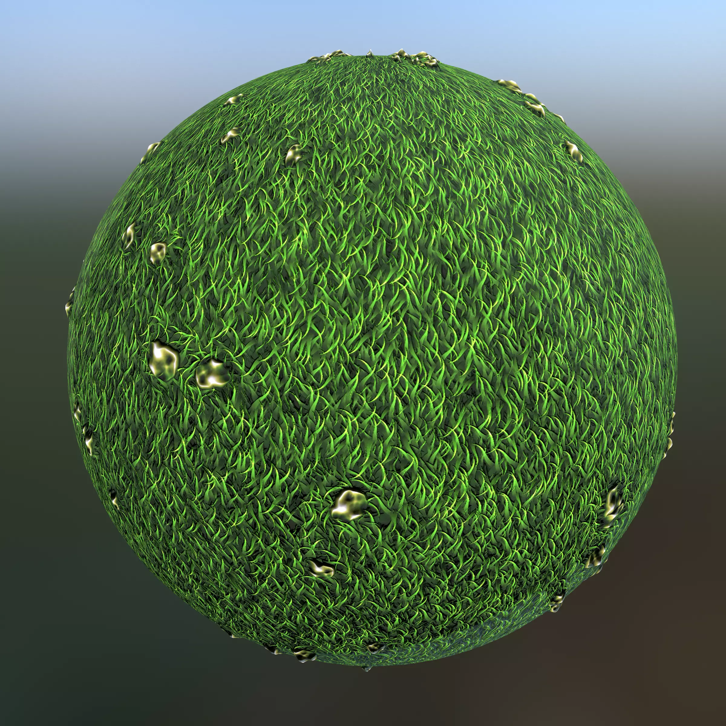 Grass rock PBR seamless material Texture_0