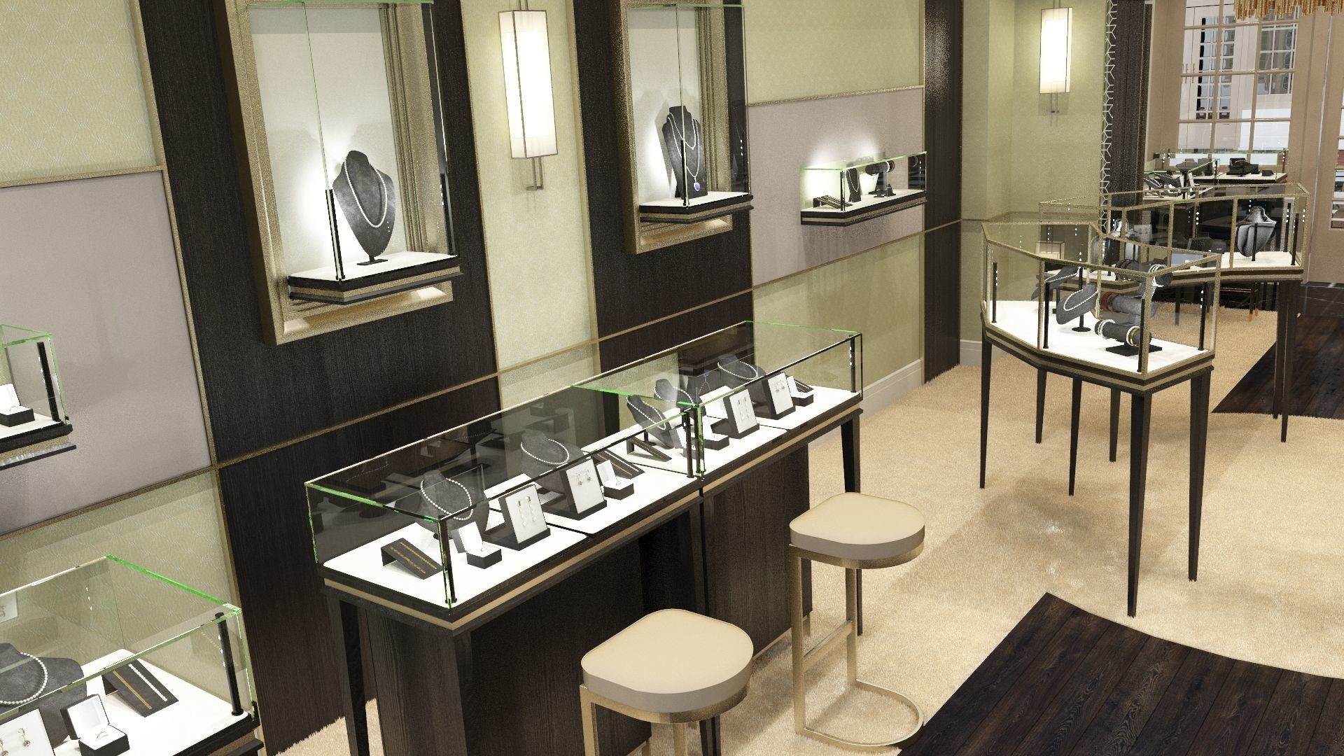 Jewelry Shop 3D model_2