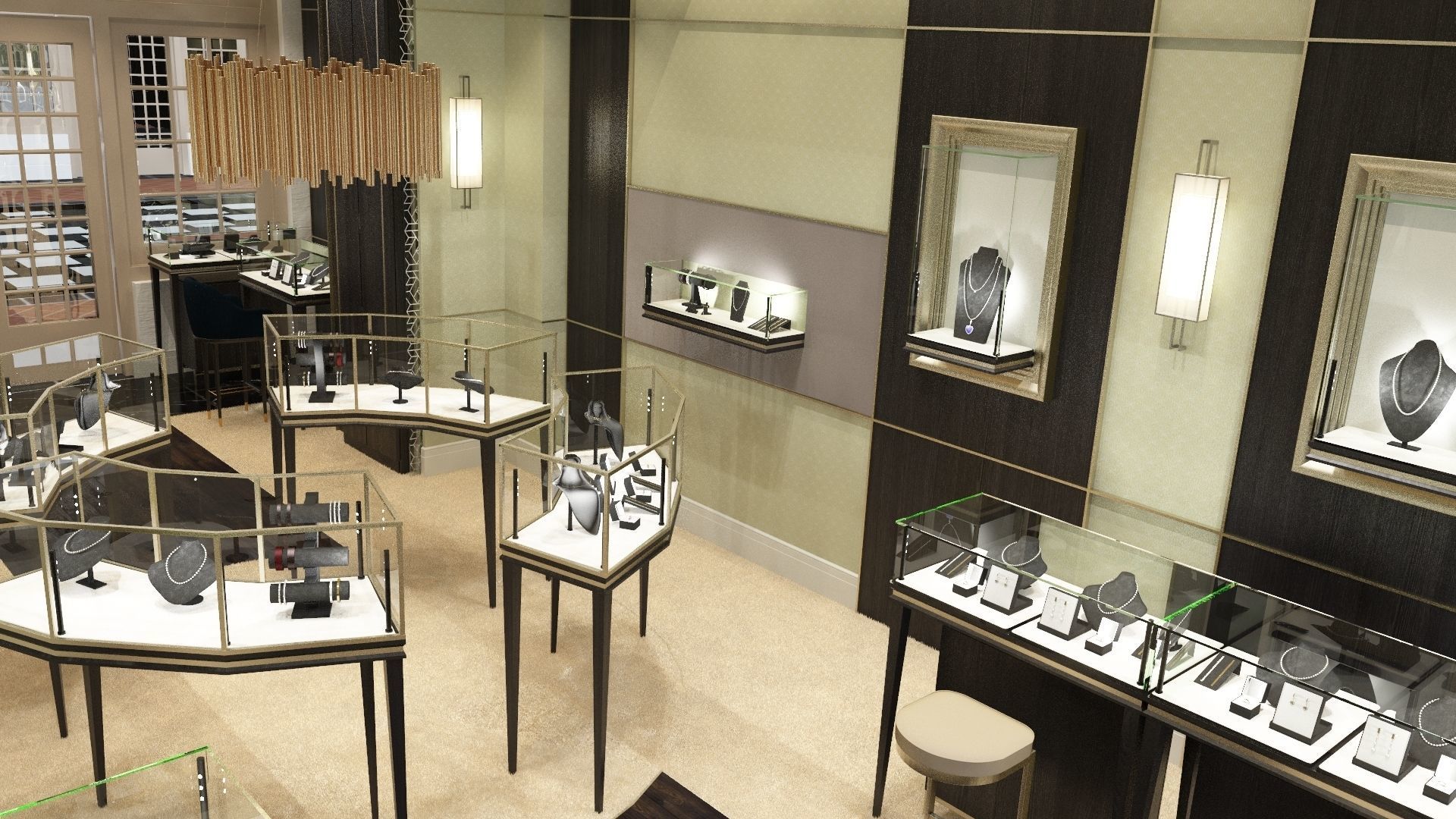 Jewelry Shop 3D model_3