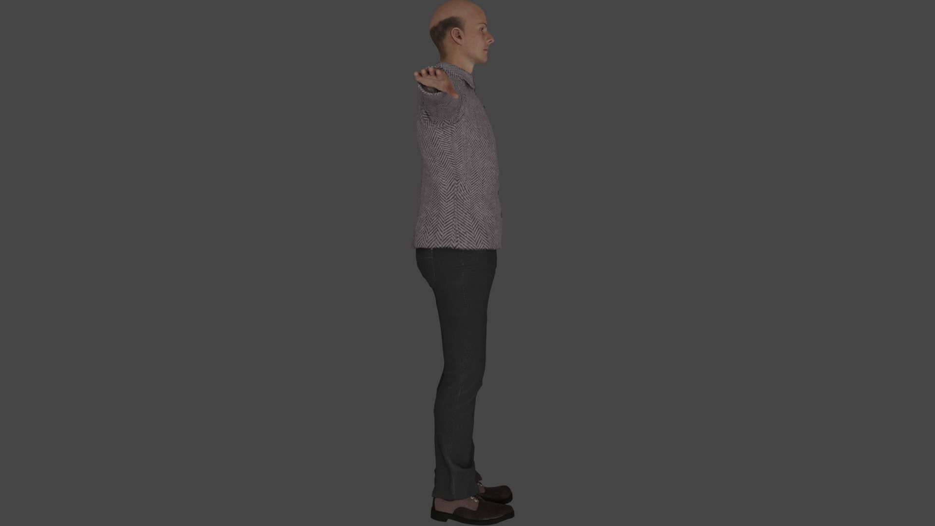 Rigged Male Character 26 3D model_4