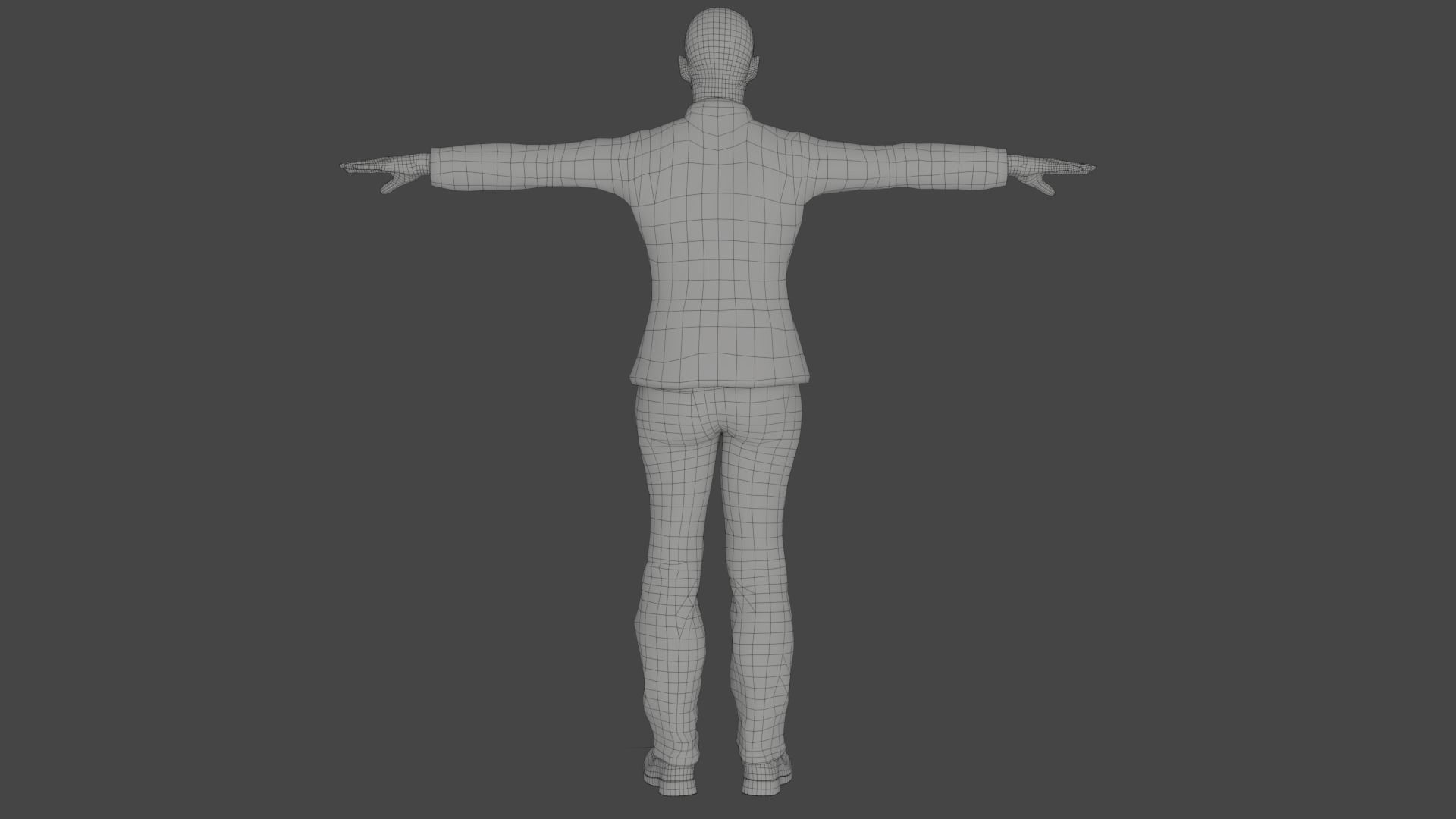 Rigged Male Character 26 3D model_27