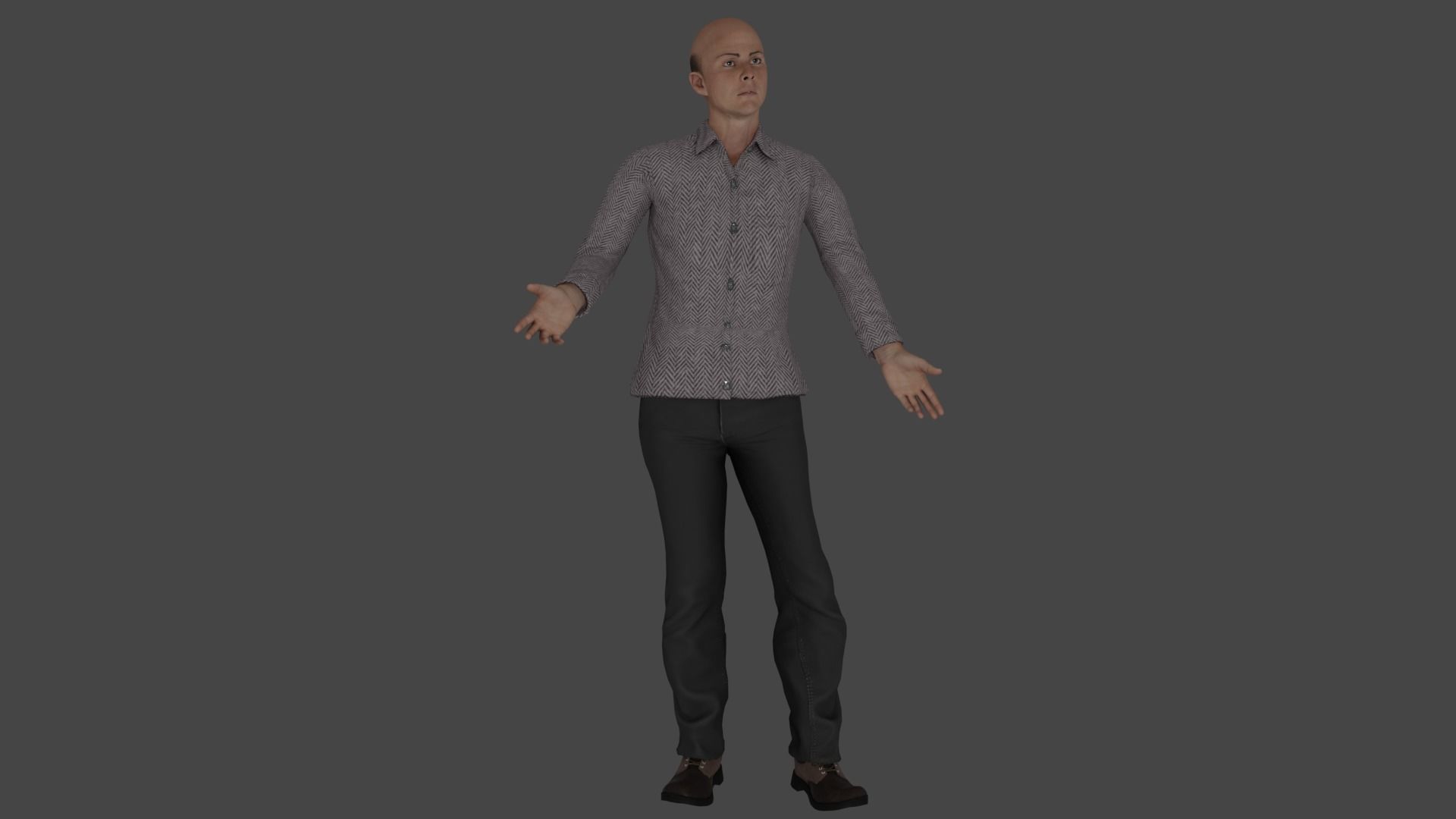 Rigged Male Character 26 3D model_21