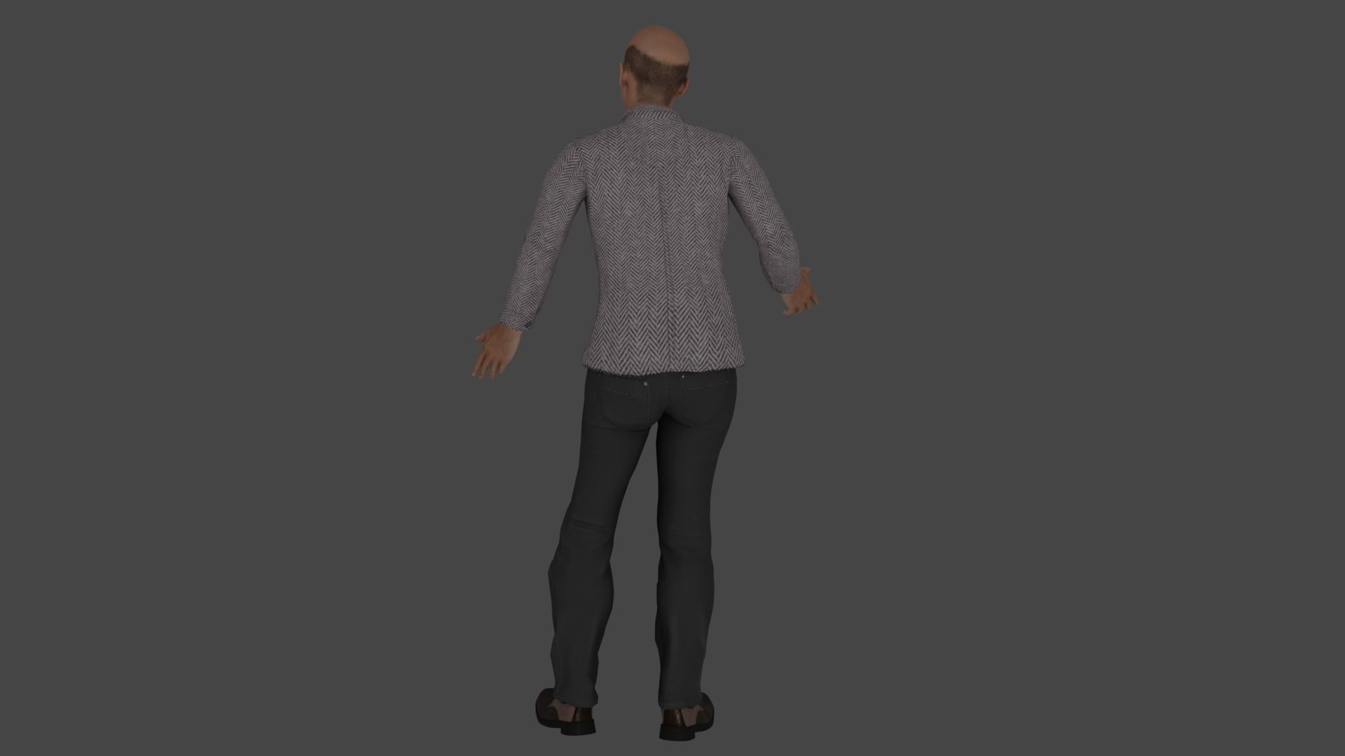 Rigged Male Character 26 3D model_23