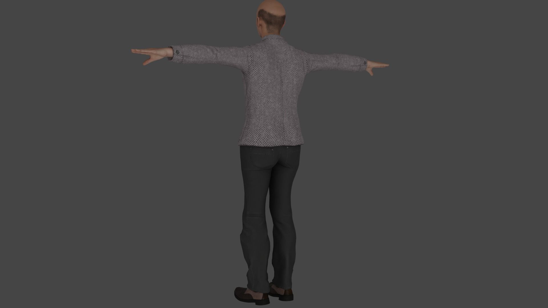 Rigged Male Character 26 3D model_8