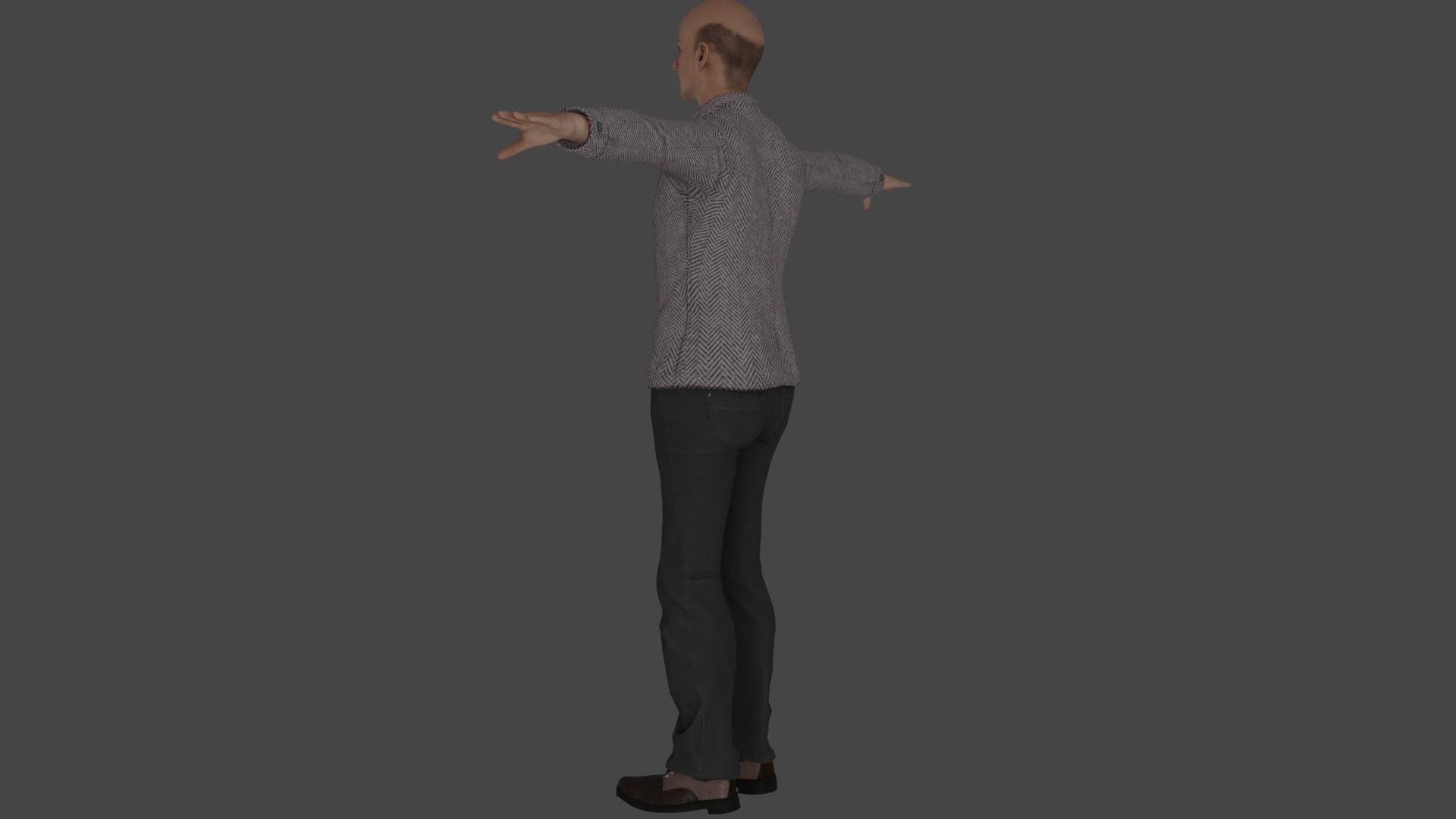 Rigged Male Character 26 3D model_9